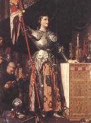 Jean Auguste Dominique Ingres Joan of Arc at the Coronation of Charles VII in Reims Cathedral (mk45) oil painting reproduction